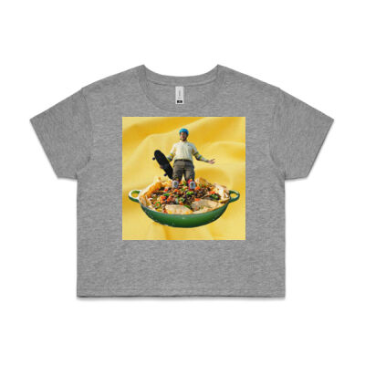 Daddy's Home Nachos Crop Tee Thumbnail